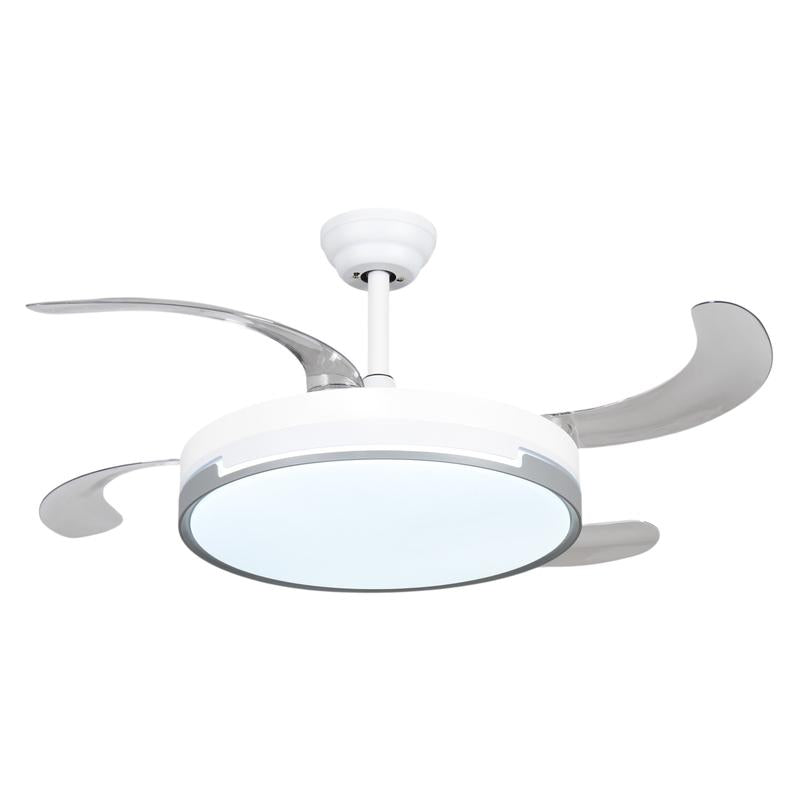 Ventilador de Techo con Lámpara LED Retráctil + Control remoto