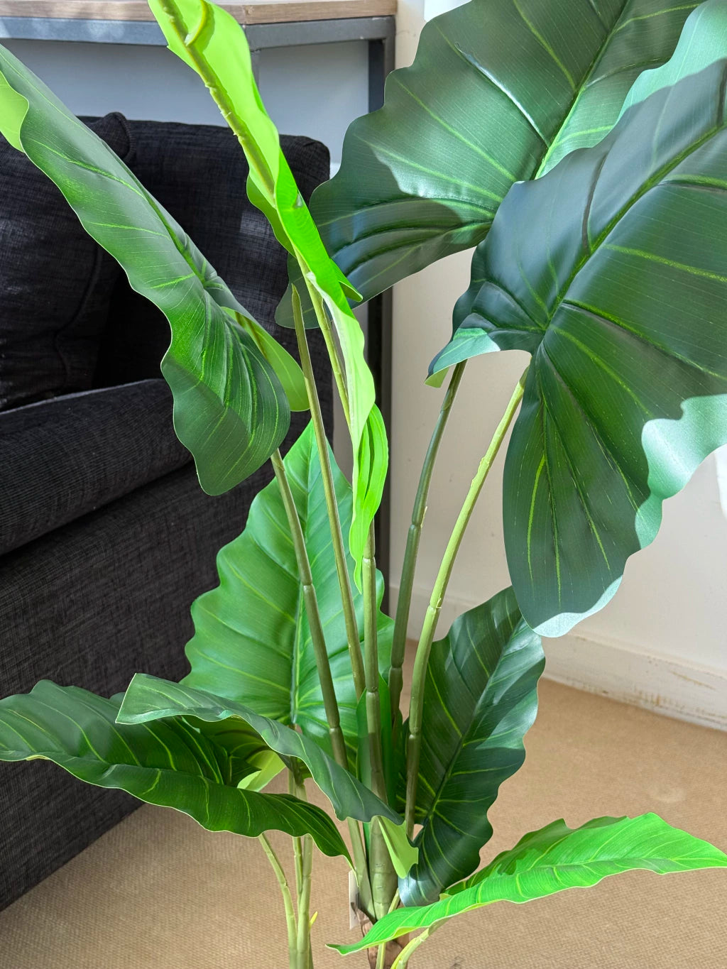 Planta Artificial Alocasia 110cm Calidad Premium